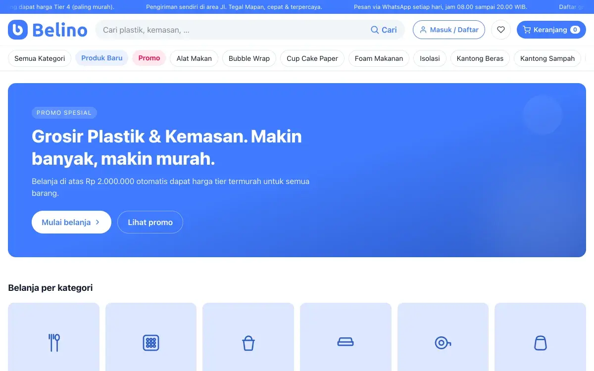 Website Belino ID