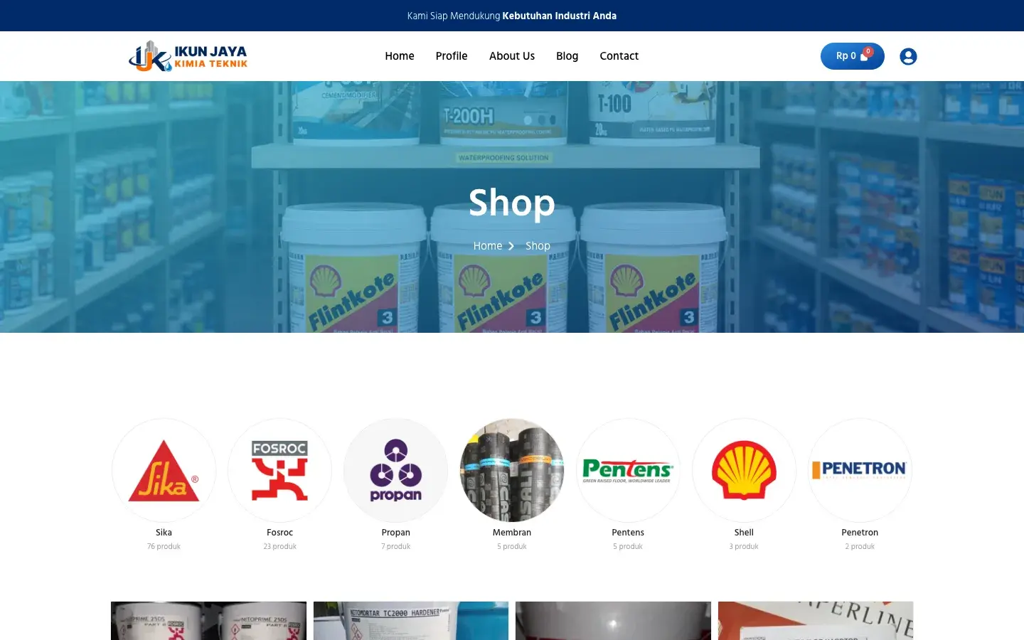 Website Ikun Jaya Kimia